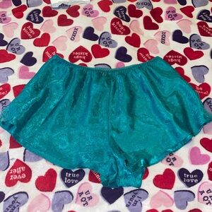 Teal Lacey Sleep shorts 🤍